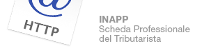 INAPP scheda professionale del tributarista